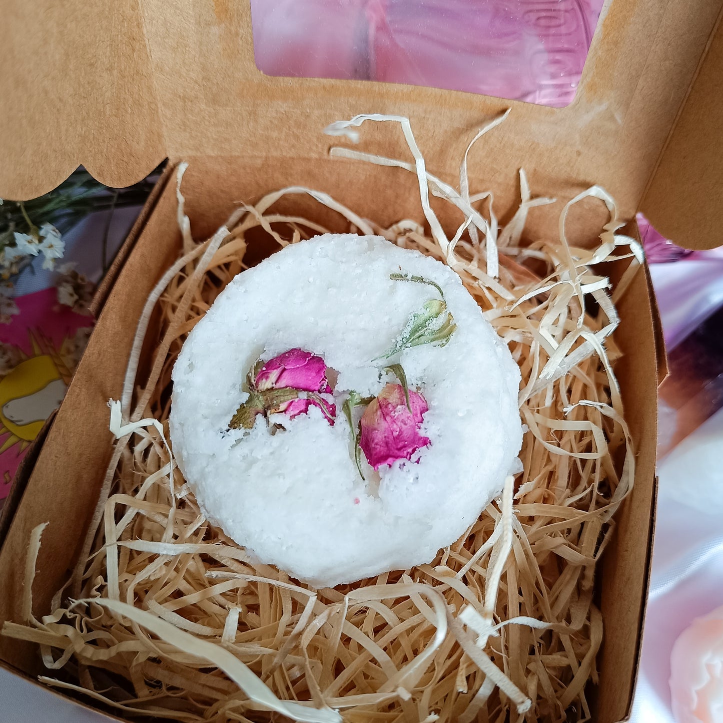 BATH BOMB - ROSA E MANDORLA DOLCE